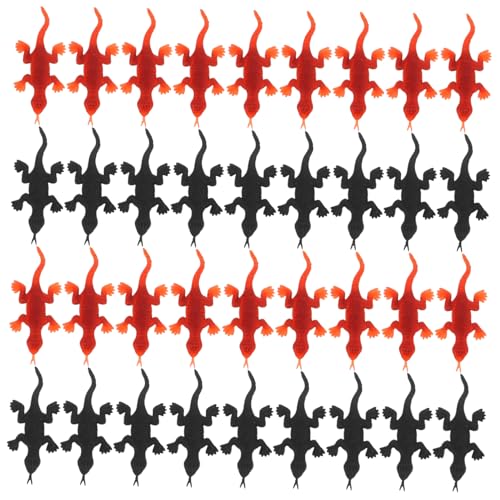 OFFIGAM 200 Stück Künstliche Eidechsen-Dekorationen: Realistische Gefälschte Reptilienfiguren – Mini-Gecko-Figuren, Streichspielzeug Für Halloween, Gruselige Requisiten, Wissenschaftliche OFFIGAM 200 Stück Künstliche Eidechsen-Dekorationen: Realistische Gefälschte Reptilienfiguren – Mini-Gecko-Figuren, Streichspielzeug Für Halloween, Gruselige Requisiten, Wissenschaftliche von OFFIGAM