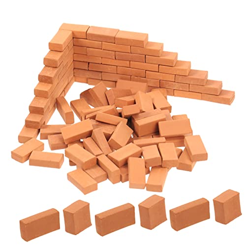 OFFIGAM 200Stücke Ziegelsteine DIY Bausätze für Miniaturlandschaften für Modellbau Sandtisch und Puppenhaus Deko Geschenkidee für Kreative Projekte OFFIGAM 200Stücke Ziegelsteine DIY Bausätze für Miniaturlandschaften für Modellbau Sandtisch und Puppenhaus Deko Geschenkidee für Kreative Projekte von OFFIGAM