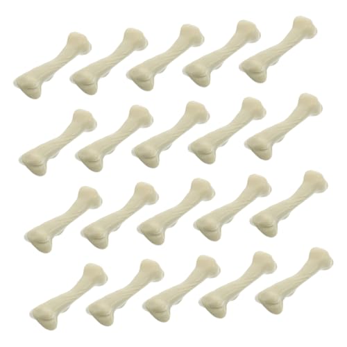 OFFIGAM 20Stücke Skelett Knochen Mini Anhänger für Halloween Deko Gruselige Party Requisiten DIY Accessoires für Feiertagsdekorationen Vielseitig Einsetzbar von OFFIGAM