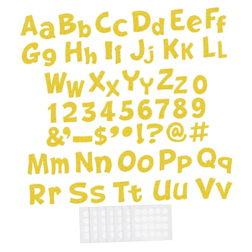 OFFIGAM 216 Stück Glitzer Buchstaben Karten für Bulletin Board Dekorative Papier Buchstaben für Klassenzimmer Zuhause und Büro für DIY Projekte und Partys OFFIGAM 216 Stück Glitzer Buchstaben Karten für Bulletin Board Dekorative Papier Buchstaben für Klassenzimmer Zuhause und Büro für DIY Projekte und Partys von OFFIGAM