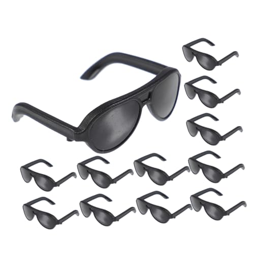 OFFIGAM 24 Stück Mini Sonnenbrillen für Puppen Teiliges Schwarz Stylisches Puppenzubehör für Kreative DIY Projekte Accessoires für Puppen für Kindergeburtstage und Puppenhaus Dekoration OFFIGAM 24 Stück Mini Sonnenbrillen für Puppen Teiliges Schwarz Stylisches Puppenzubehör für Kreative DIY Projekte Accessoires für Puppen für Kindergeburtstage und Puppenhaus Dekoration von OFFIGAM