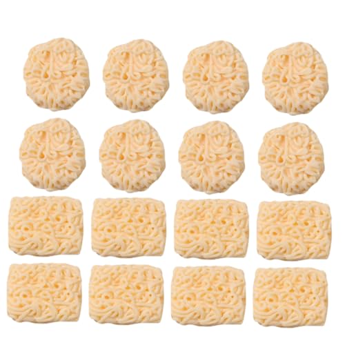 OFFIGAM 24 Stück Miniatur Lebensmittel Fake Instant Nudeln für Puppenhaus Dekoration Realistische Mini Nudel Requisiten für DIY Zubehör und Kreative Wohnaccessoires von OFFIGAM