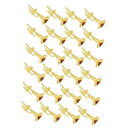 OFFIGAM 24 Stück Miniatur Trompeten Modell Dekorative Spielzeug Haus Dekoration Musikinstrument Accessoire für Kleiner Szenen Kinderspielzeug Detailreiche Verarbeitung OFFIGAM 24 Stück Miniatur Trompeten Modell Dekorative Spielzeug Haus Dekoration Musikinstrument Accessoire für Kleiner Szenen Kinderspielzeug Detailreiche Verarbeitung von OFFIGAM
