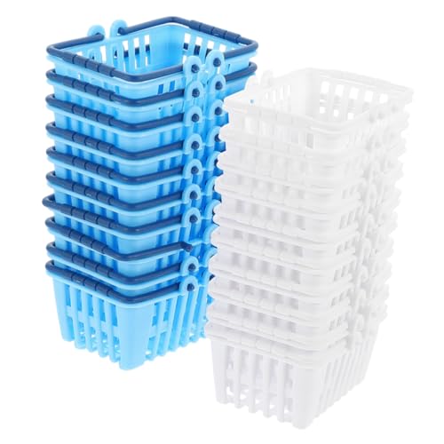 OFFIGAM 24 Stück Spielhaus-Requisiten Wagen Faltbar Korb Hausdekoration Kleine Körbchen Für Kleine Lagerbehälter Aufbewahrungsspielzeug Desktop-Ornament Vorratsbehälter Plastik OFFIGAM 24 Stück Spielhaus-Requisiten Wagen Faltbar Korb Hausdekoration Kleine Körbchen Für Kleine Lagerbehälter Aufbewahrungsspielzeug Desktop-Ornament Vorratsbehälter Plastik von OFFIGAM
