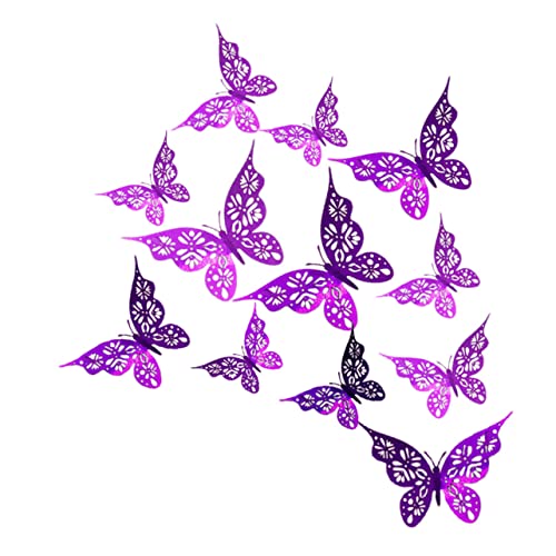 OFFIGAM 24 Stück Teiliges Abnehmbarer Schmetterlings Wandaufkleber Umweltfreundliche Wanddekoration für Wohnzimmer Schlafzimmer Hochzeiten und Feste OFFIGAM 24 Stück Teiliges Abnehmbarer Schmetterlings Wandaufkleber Umweltfreundliche Wanddekoration für Wohnzimmer Schlafzimmer Hochzeiten und Feste von OFFIGAM