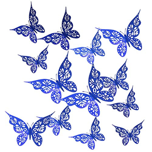 OFFIGAM 24 Stück Teiliges Dekorative Schmetterlinge Wandaufkleber Selbstklebende Wandtattoos für Stilvolle Wohnraumgestaltung und Feierlichkeiten OFFIGAM 24 Stück Teiliges Dekorative Schmetterlinge Wandaufkleber Selbstklebende Wandtattoos für Stilvolle Wohnraumgestaltung und Feierlichkeiten von OFFIGAM