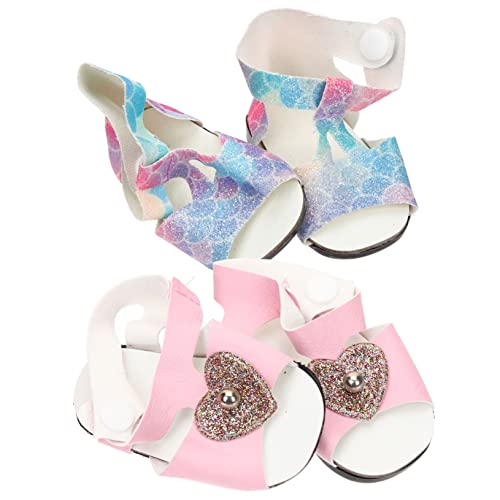 OFFIGAM 2Paare Puppenschuhe für Puppen Kreative Mini Schuhe Handgefertigt für Basteln und Fördert Konzentration und Vorstellungskraft OFFIGAM 2Paare Puppenschuhe für Puppen Kreative Mini Schuhe Handgefertigt für Basteln und Fördert Konzentration und Vorstellungskraft von OFFIGAM