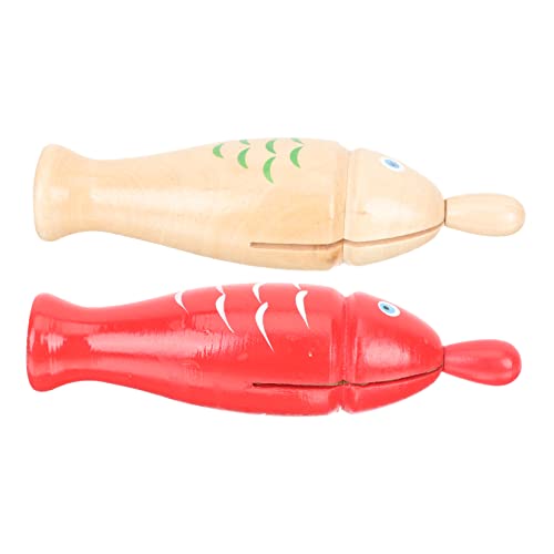 OFFIGAM 2Sätze Holz Percussion Instrument für Orff Instrument Naturfarbenem Fischdesign Fördert Rhythmusgefühl und Selbstvertrauen für Musikspiel und Eltern Junge Mädchen Bindung OFFIGAM 2Sätze Holz Percussion Instrument für Orff Instrument Naturfarbenem Fischdesign Fördert Rhythmusgefühl und Selbstvertrauen für Musikspiel und Eltern Junge Mädchen Bindung von OFFIGAM
