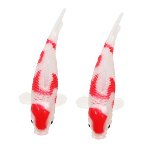OFFIGAM 2St Simuliertes Koi-Modell Poolhelfer Simulationsfisch Pool-Queue Koi Fisch Modell Koi-Fisch-Deko Wasser Deko Figuren gefälschter Plastikfisch gefälschter Fisch PVC OFFIGAM 2St Simuliertes Koi-Modell Poolhelfer Simulationsfisch Pool-Queue Koi Fisch Modell Koi-Fisch-Deko Wasser Deko Figuren gefälschter Plastikfisch gefälschter Fisch PVC von OFFIGAM