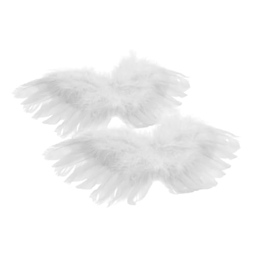 OFFIGAM 2Stücke Engelsflügel für Puppen DIY Modisches Engelsflügel Kreative Bastel Requisiten Vielseitige Verwendung für Deko und Bastelprojekte Gestaltung von OFFIGAM