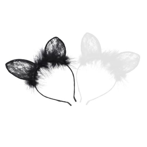OFFIGAM 2Stücke Kaninchenohren Haarschmuck mit Federn Exquisiter Kopfschmuck für Halloween Karneval und Cosplay für Festivals und Fotografie OFFIGAM 2Stücke Kaninchenohren Haarschmuck mit Federn Exquisiter Kopfschmuck für Halloween Karneval und Cosplay für Festivals und Fotografie von OFFIGAM
