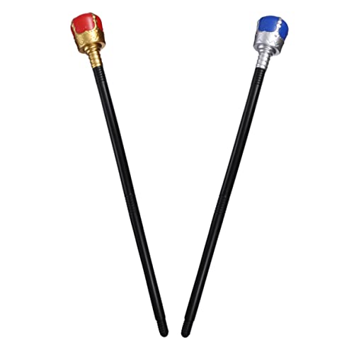 OFFIGAM 2Stücke Magischer Zauberstab Rotes und Blaues für Cosplay Halloween und Kinderpartys Robuste Requisiten für Bühnenaufführungen und Feiern OFFIGAM 2Stücke Magischer Zauberstab Rotes und Blaues für Cosplay Halloween und Kinderpartys Robuste Requisiten für Bühnenaufführungen und Feiern von OFFIGAM