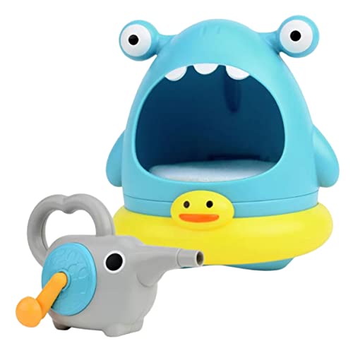 OFFIGAM 2stücke Shark Bubble Maker Badespielzeug Für Kleinkinder Handbetrieb Interaktive Blasenmaschine Für Badewanne Für Drinnen Und Draußen Geburtstagsgeschenk von OFFIGAM