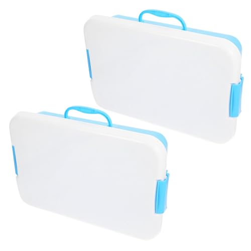 OFFIGAM 2Stücke Sandkasten Aufbewahrungsboxen Mit Deckel Für Sandkastenlösung Für Innen Und Außenbereich Robuste Sandverpackungsbox von OFFIGAM