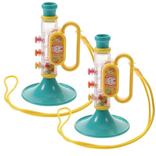 OFFIGAM 2Stücke Teiliges Trompetenset für Cartoon Horn mit Mundstück Fördert Musikalische Fähigkeiten und Kreativität Geeignet für Jungen und Mädchen als OFFIGAM 2Stücke Teiliges Trompetenset für Cartoon Horn mit Mundstück Fördert Musikalische Fähigkeiten und Kreativität Geeignet für Jungen und Mädchen als von OFFIGAM