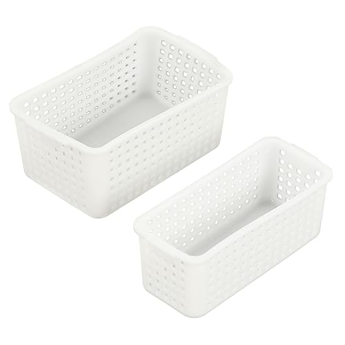 OFFIGAM 2er-Packung Puppenhaus-aufbewahrungskorb Miniatur Rechteckig Lagerung Mini-hausdekoration Zubehör Für Feenhäuser Mini-möbelmodell Puppenhausverzierung Spielhaus Weiß Plastik OFFIGAM 2er-Packung Puppenhaus-aufbewahrungskorb Miniatur Rechteckig Lagerung Mini-hausdekoration Zubehör Für Feenhäuser Mini-möbelmodell Puppenhausverzierung Spielhaus Weiß Plastik von OFFIGAM