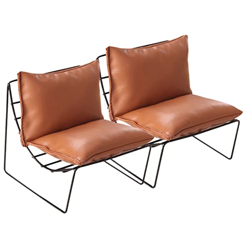 OFFIGAM 2stücke Miniatur Möbel Mini Sofa Stühle Für Puppenhaus-Dekoration Für Lebendige Wohnszenen Für Geburtstage Und Weihnachten OFFIGAM 2stücke Miniatur Möbel Mini Sofa Stühle Für Puppenhaus-Dekoration Für Lebendige Wohnszenen Für Geburtstage Und Weihnachten von OFFIGAM
