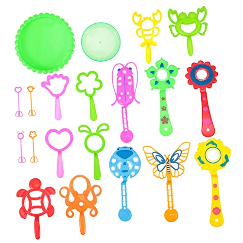 OFFIGAM 3 Sätze Bunte Seifenblasen Stäbe Set Teiliges Outdoor Blasen für Sicher für Gartenpartys und Sommeraktivitäten Erzeugt Riesige Romantische Blasen Regenbogenfarben Zufällige Farbe OFFIGAM 3 Sätze Bunte Seifenblasen Stäbe Set Teiliges Outdoor Blasen für Sicher für Gartenpartys und Sommeraktivitäten Erzeugt Riesige Romantische Blasen Regenbogenfarben Zufällige Farbe von OFFIGAM