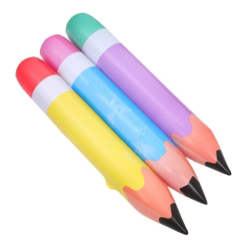 OFFIGAM 3 Stück Aufblasbare Bleistift Spielzeuge Jumbo Bleistift Requisiten für Schulanfang und Geburtstagsfeiern PVC Deko Gelb Blau und Lustige Party Dekoration und Fotorequisiten OFFIGAM 3 Stück Aufblasbare Bleistift Spielzeuge Jumbo Bleistift Requisiten für Schulanfang und Geburtstagsfeiern PVC Deko Gelb Blau und Lustige Party Dekoration und Fotorequisiten von OFFIGAM