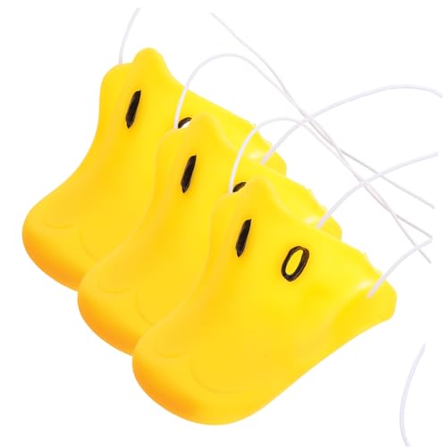 OFFIGAM 3 Stück Entennasen Cosplay Zubehör Austauschbare Schnabel Requisiten für Karneval Kostümpartys und Halloween Lustige Tierkostüm Accessoires für Erwachsene von OFFIGAM