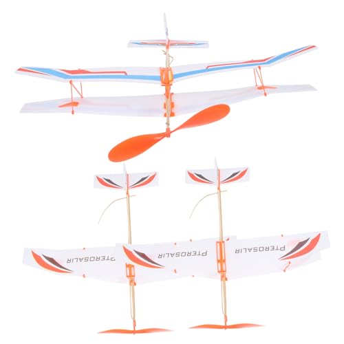 OFFIGAM 3 Stück Kinder Gummibandflugzeuge Modellspielzeug Lustige 3D Segelflugzeuge für Mädchen und Jungen für Draußen und Partys OFFIGAM 3 Stück Kinder Gummibandflugzeuge Modellspielzeug Lustige 3D Segelflugzeuge für Mädchen und Jungen für Draußen und Partys von OFFIGAM