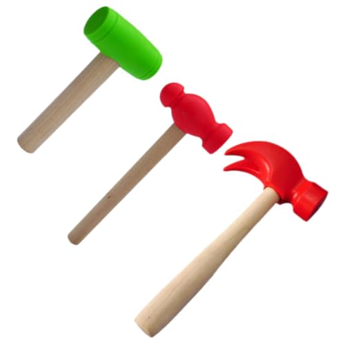 OFFIGAM 3 Stück Holzhammer Rot Grüner Gummihammer für Rollenspiele Sicheres und für Fördert Koordination und Interaktion OFFIGAM 3 Stück Holzhammer Rot Grüner Gummihammer für Rollenspiele Sicheres und für Fördert Koordination und Interaktion von OFFIGAM