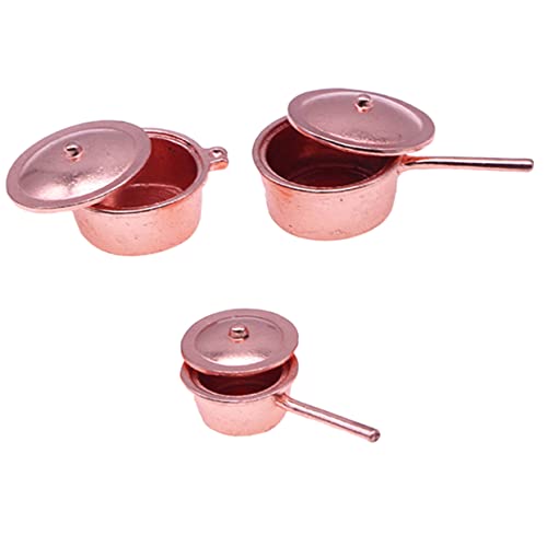OFFIGAM 3 Stück Nachahmung Topf Mini-kochgeschirr Kindersimulation Pfannen Mini-kochgeschirr Ornamente Miniaturtöpfe Minihouse Miniaturtöpfe Ornamente Mini-Herde Metall OFFIGAM 3 Stück Nachahmung Topf Mini-kochgeschirr Kindersimulation Pfannen Mini-kochgeschirr Ornamente Miniaturtöpfe Minihouse Miniaturtöpfe Ornamente Mini-Herde Metall von OFFIGAM
