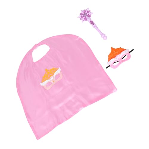 OFFIGAM 3 Stück Prinzessin Dress -up -Set Halloween-Party-Accessoire Umhang Verkleiden Prinzessinnen-partyzubehör Halloween-Cosplay-zubehör Rollenspiel-Requisiten Zauberstäbe Stoff Rosa OFFIGAM 3 Stück Prinzessin Dress -up -Set Halloween-Party-Accessoire Umhang Verkleiden Prinzessinnen-partyzubehör Halloween-Cosplay-zubehör Rollenspiel-Requisiten Zauberstäbe Stoff Rosa von OFFIGAM