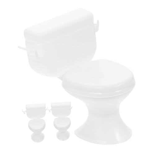 OFFIGAM 3 Stück Puppenhaus-Toilette Puppenhaus Zubehör Puppenhausdekorationen Kleine Hausmöbel Puppenhaus Mini-Toilette Puppenhausmöbel Miniatur Realistische Mini-Toilette Weiß OFFIGAM 3 Stück Puppenhaus-Toilette Puppenhaus Zubehör Puppenhausdekorationen Kleine Hausmöbel Puppenhaus Mini-Toilette Puppenhausmöbel Miniatur Realistische Mini-Toilette Weiß von OFFIGAM
