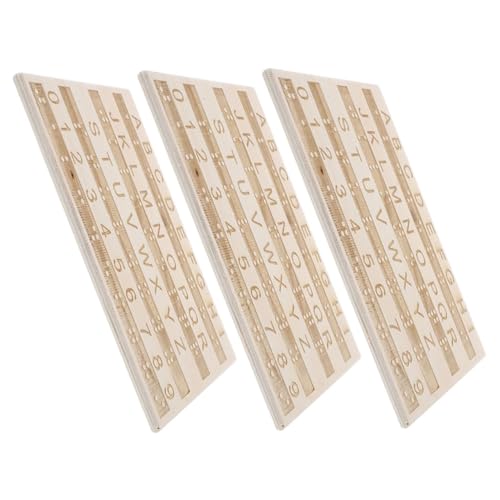 OFFIGAM 3 Stück Strukturierte Braille-alphabettafel Für Blinde, Unverzichtbares Lernwerkzeug, Braille-Alphabet Und Zahlentafel, Montessori-Werkzeug Zum Erlernen Der Brailleschrift OFFIGAM 3 Stück Strukturierte Braille-alphabettafel Für Blinde, Unverzichtbares Lernwerkzeug, Braille-Alphabet Und Zahlentafel, Montessori-Werkzeug Zum Erlernen Der Brailleschrift von OFFIGAM