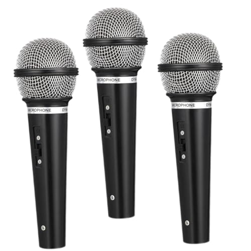 OFFIGAM 3 Stück Teiliges Mini Mikrofon Realistisches Mikrofon für Rollenspiele Party Requisiten für Kostümpartys und Bühnenauftritte Sicher und Langlebig OFFIGAM 3 Stück Teiliges Mini Mikrofon Realistisches Mikrofon für Rollenspiele Party Requisiten für Kostümpartys und Bühnenauftritte Sicher und Langlebig von OFFIGAM