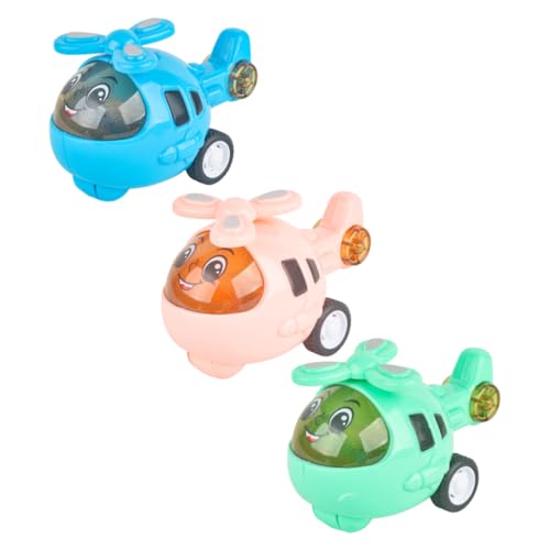 OFFIGAM 3 Stück Trägheitsauto Für Kleine Flugzeuge Flugzeugmodell Für Kleines Flugzeugmodell Kompaktes Flugzeugmodell Abs von OFFIGAM