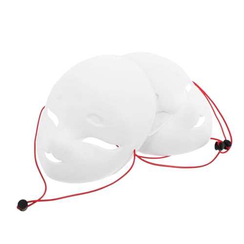 OFFIGAM 3 Stück Weiße Schlichtmasken: DIY Unbemalte Masken Für Halloween, Fursuit, Cosplay, Kostüm, Diy, Tiergesichtsbedeckung, Bastelzubehör OFFIGAM 3 Stück Weiße Schlichtmasken: DIY Unbemalte Masken Für Halloween, Fursuit, Cosplay, Kostüm, Diy, Tiergesichtsbedeckung, Bastelzubehör von OFFIGAM