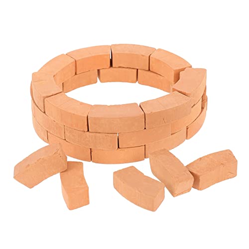 OFFIGAM 30 Stück Miniaturziegel DIY Mini Bausteine für Gartenlandschaften Architekturmodelle Kreative Bastelprojekte Sicher und Langlebig OFFIGAM 30 Stück Miniaturziegel DIY Mini Bausteine für Gartenlandschaften Architekturmodelle Kreative Bastelprojekte Sicher und Langlebig von OFFIGAM