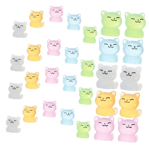OFFIGAM 30stücke Miniatur Katzenfiguren Teiliges Leuchtende Resin Tiere Für Garten Und Wohnraumdekoration Realistische Kleine Katzen Geschenkidee Für Katzenliebhaber OFFIGAM 30stücke Miniatur Katzenfiguren Teiliges Leuchtende Resin Tiere Für Garten Und Wohnraumdekoration Realistische Kleine Katzen Geschenkidee Für Katzenliebhaber von OFFIGAM