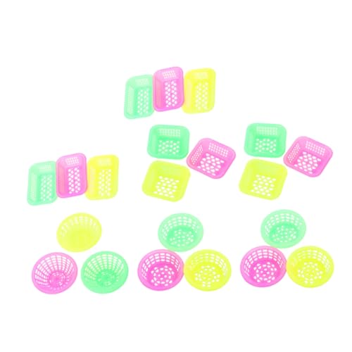 OFFIGAM 36 Stück puppenhaus Korb Miniaturpuppenhaus -Kit Mini-Hauskorb Puppenhausverzierung Kitchen Toys for Miniature Food Mini-Haushandwerk Puppenhauszubehör Plastik OFFIGAM 36 Stück puppenhaus Korb Miniaturpuppenhaus -Kit Mini-Hauskorb Puppenhausverzierung Kitchen Toys for Miniature Food Mini-Haushandwerk Puppenhauszubehör Plastik von OFFIGAM