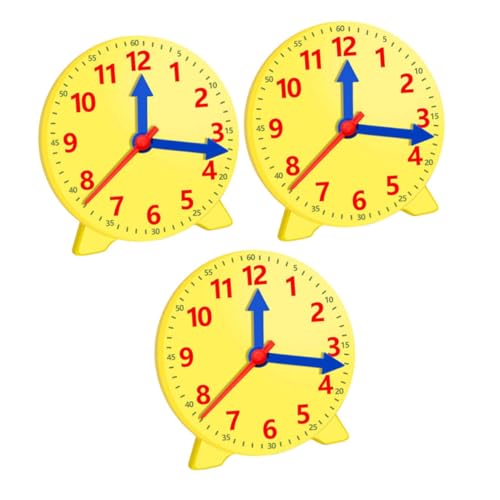OFFIGAM 3Stücke Teiliges Lernspielzeug für Uhrmodell Zeitverständnis Visuelles Taktmodell für Grundschule Abnehmbarer Sekundenzeiger Pädagogisch OFFIGAM 3Stücke Teiliges Lernspielzeug für Uhrmodell Zeitverständnis Visuelles Taktmodell für Grundschule Abnehmbarer Sekundenzeiger Pädagogisch von OFFIGAM