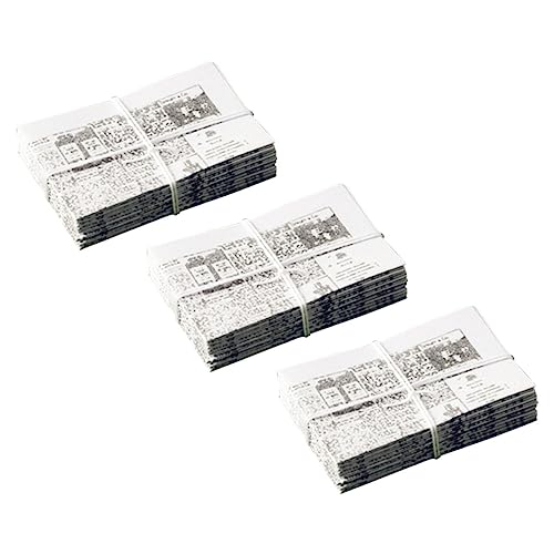 OFFIGAM 3st Puppenhauszeitung Mädchen Miniatur-lesezeitung Puppenzeitungsmodell Ornament Für Mini-zeitungsdekor Babys Mini-hauszeitungsdekor Zeitung Fürs Puppenhaus Papier von OFFIGAM