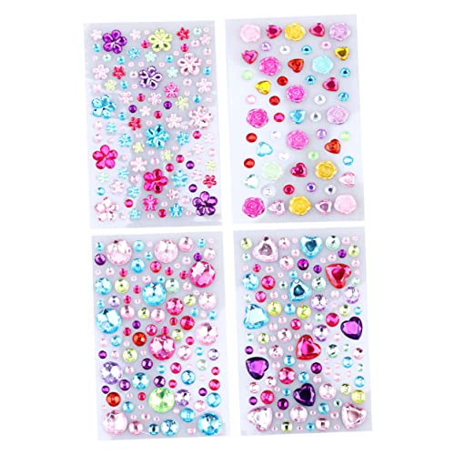 OFFIGAM 4 Blätter Diamantaufkleber für Buch Stickers for für für Laptop Album Laptop Stickers Diamond DIY-Diamant-Aufkleber OFFIGAM 4 Blätter Diamantaufkleber für Buch Stickers for für für Laptop Album Laptop Stickers Diamond DIY-Diamant-Aufkleber von OFFIGAM