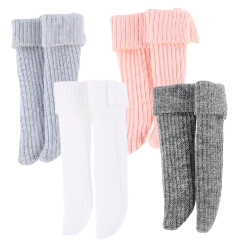 OFFIGAM 4 Paare Süße Puppensocken im aus Weichem Material für Verschiedene Outfits und Anlässe Puppenzubehör für Stilvolles Verkleiden OFFIGAM 4 Paare Süße Puppensocken im aus Weichem Material für Verschiedene Outfits und Anlässe Puppenzubehör für Stilvolles Verkleiden von OFFIGAM
