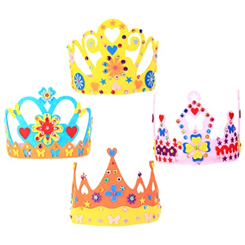 OFFIGAM Einzigartige Geburtstagskronen Für Jungen Und Mädchen 4er-pack Hutherstellungsset Partyzubehör Für Kleinkinder OFFIGAM Einzigartige Geburtstagskronen Für Jungen Und Mädchen 4er-pack Hutherstellungsset Partyzubehör Für Kleinkinder von OFFIGAM