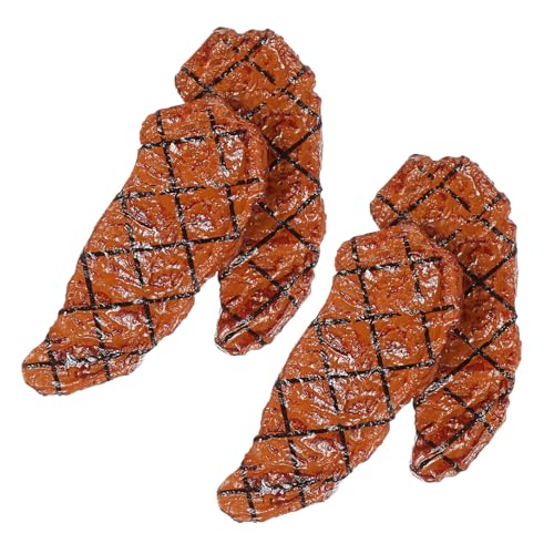 OFFIGAM 4 Stck. Ministeak Grill tischdeko esstisch Steak Grillen Miniatursteak Burgerpresse künstlicher Fisch Simulationssteaks falsches Fleisch PVC OFFIGAM 4 Stck. Ministeak Grill tischdeko esstisch Steak Grillen Miniatursteak Burgerpresse künstlicher Fisch Simulationssteaks falsches Fleisch PVC von OFFIGAM