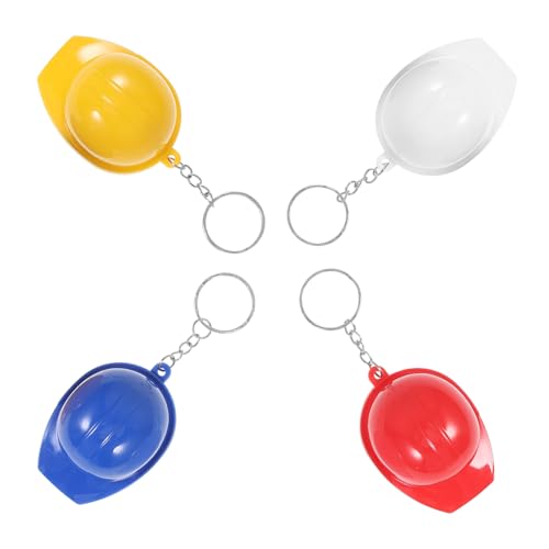 OFFIGAM 4 Stück Dekorative Helm Schlüsselanhänger aus Schlüsselanhänger mit Party Rot Gelb Blau und Weiß für Bau Themenfeiern OFFIGAM 4 Stück Dekorative Helm Schlüsselanhänger aus Schlüsselanhänger mit Party Rot Gelb Blau und Weiß für Bau Themenfeiern von OFFIGAM