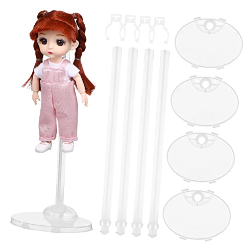 OFFIGAM 4 Stück Doll Display Ständer Transparente Puppenstützen für Figuren Einstellbare Halterungen für Actionfiguren und Puppensammlungen für Schaufenster und Persönliche Displays OFFIGAM 4 Stück Doll Display Ständer Transparente Puppenstützen für Figuren Einstellbare Halterungen für Actionfiguren und Puppensammlungen für Schaufenster und Persönliche Displays von OFFIGAM