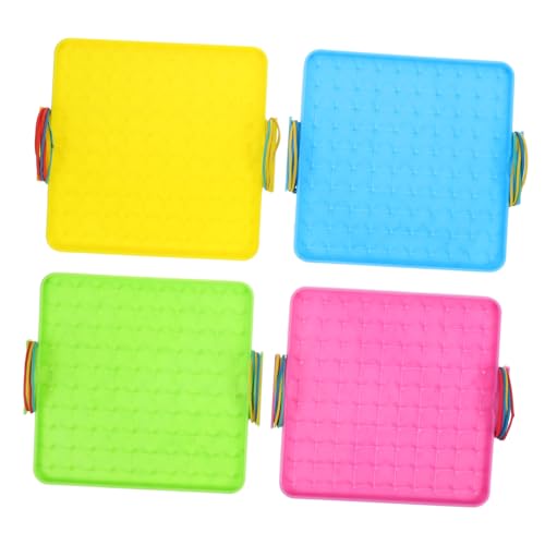 OFFIGAM 4 Stück Doppelseitige Geoboard Set Teiliges Mathematisches Lehrmittel für Fördert Feinmotorik und Kreativität für Unterricht und Gruppenaktivitäten OFFIGAM 4 Stück Doppelseitige Geoboard Set Teiliges Mathematisches Lehrmittel für Fördert Feinmotorik und Kreativität für Unterricht und Gruppenaktivitäten von OFFIGAM