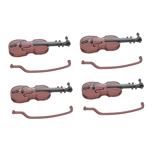 OFFIGAM 4 Stück Geigenmodell Kinderspielzeug Selber Machen Miniatur Musikinstrument Mini-Violine-Modell Puppenhaus Geige Modell Mini-Violine- Mini-Violine-Ornament Plastik OFFIGAM 4 Stück Geigenmodell Kinderspielzeug Selber Machen Miniatur Musikinstrument Mini-Violine-Modell Puppenhaus Geige Modell Mini-Violine- Mini-Violine-Ornament Plastik von OFFIGAM
