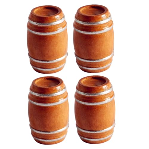 OFFIGAM 4 Stück Mini-Bierfass bastelzeug handwerkskunst spielzeugeimer Spielzeugfass Flaschenöffner für Babys puppenhaus Lichter deko Tiny House Accessoires Miniatur-Weinfass Buche Brown OFFIGAM 4 Stück Mini-Bierfass bastelzeug handwerkskunst spielzeugeimer Spielzeugfass Flaschenöffner für Babys puppenhaus Lichter deko Tiny House Accessoires Miniatur-Weinfass Buche Brown von OFFIGAM