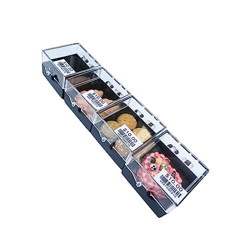 OFFIGAM 4 Stück Miniatur-Food-Modell Simuliertes Lebensmittelmodell Mini-Essen Simulation von Lebensmitteldekor simuliertes Brot und Kuchen gefälschtes Lebensmittelmodell Plastik von OFFIGAM