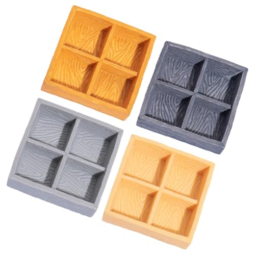 OFFIGAM 4 Stück Miniatur Puppenhaus Aufbewahrungsbox Vierfächer Box für Süßigkeiten und Nüsse Resin Mikro Landschaftsornamente Zubehör für Puppenhäuser OFFIGAM 4 Stück Miniatur Puppenhaus Aufbewahrungsbox Vierfächer Box für Süßigkeiten und Nüsse Resin Mikro Landschaftsornamente Zubehör für Puppenhäuser von OFFIGAM