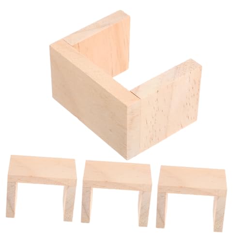 OFFIGAM 4 Stück Miniature Wooden Stool Teiliges Möbelstück für Puppenhäuser Kreative Dekoration und DIY Projekte Leicht und Langlebig OFFIGAM 4 Stück Miniature Wooden Stool Teiliges Möbelstück für Puppenhäuser Kreative Dekoration und DIY Projekte Leicht und Langlebig von OFFIGAM